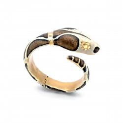 Bracciale Serpente Marrone...